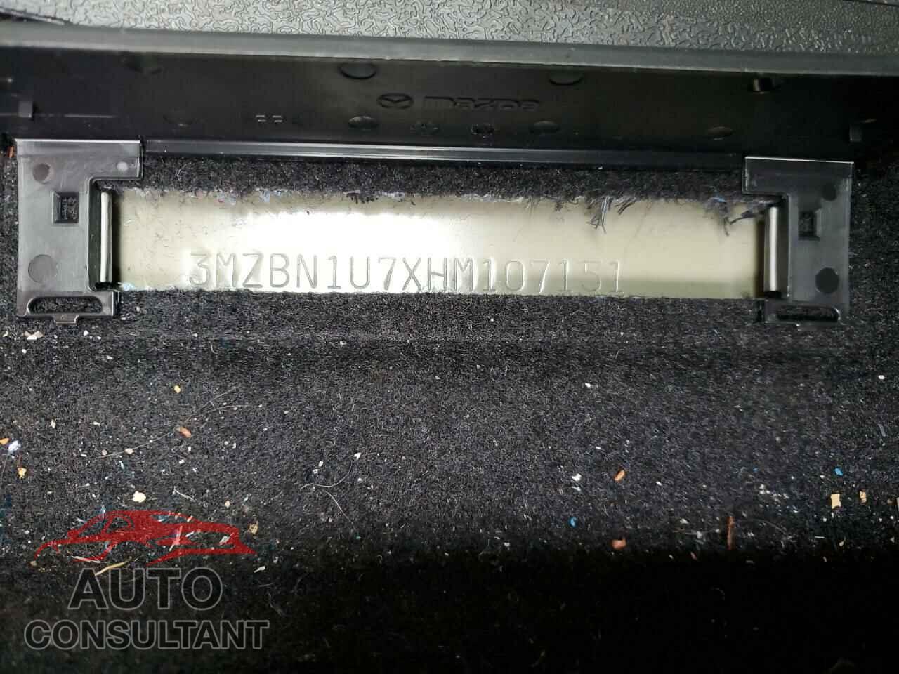 MAZDA 3 2017 - 3MZBN1U7XHM107151