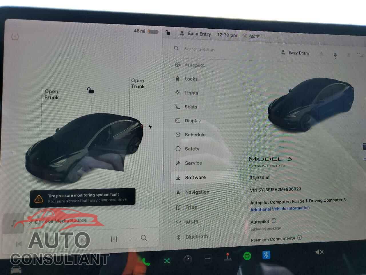 TESLA MODEL 3 2021 - 5YJ3E1EA2MF986029