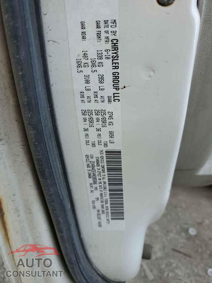 DODGE CARAVAN 2010 - 2D4RN4DE4AR385806