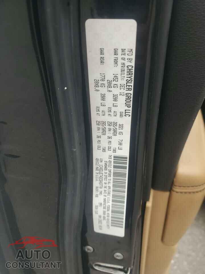 DODGE DURANGO 2013 - 1C4SDJET4DC643770