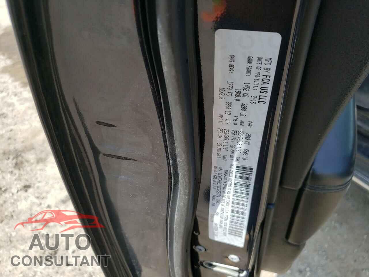 DODGE DURANGO 2016 - 1C4RDHAG1GC322774