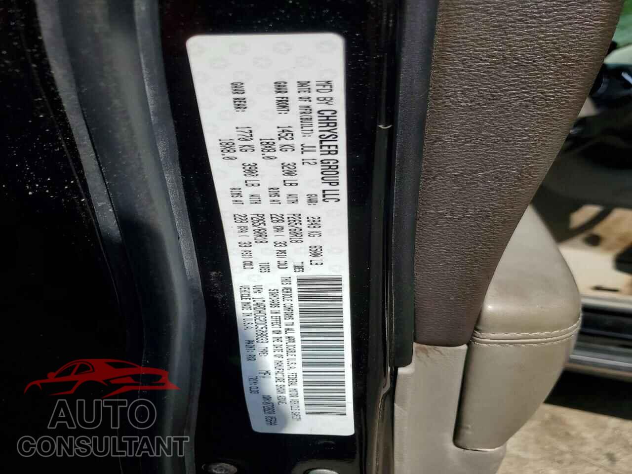 DODGE DURANGO 2013 - 1C4RDHDG2DC508833