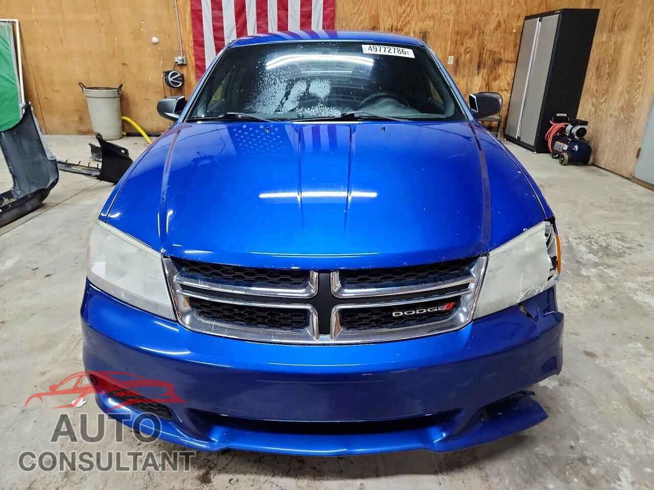 DODGE AVENGER 2012 - 1C3CDZAGXCN287229