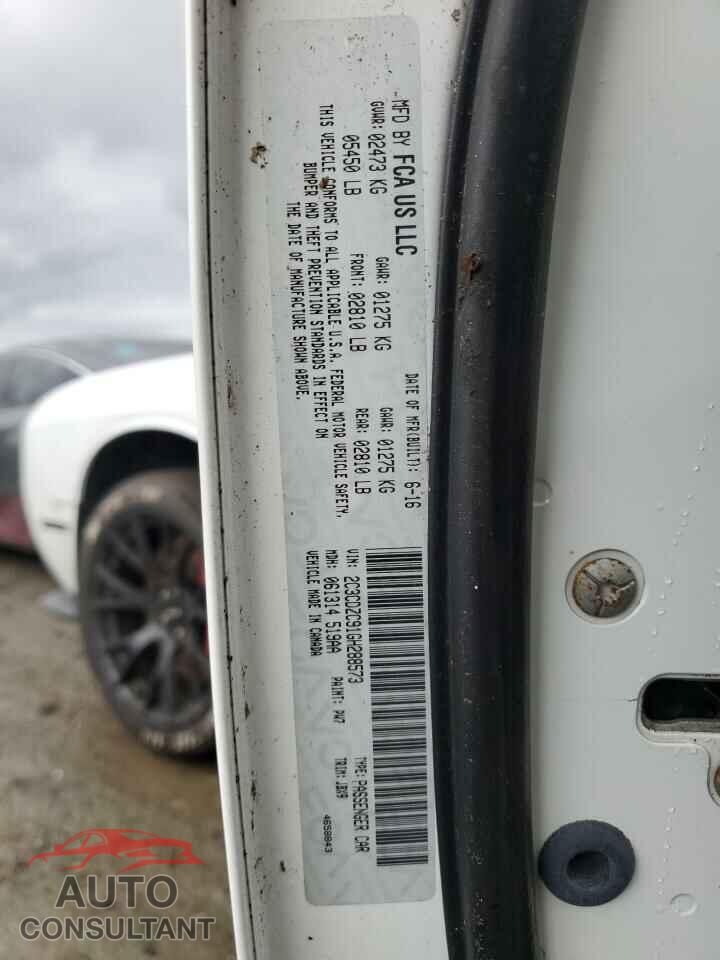 DODGE CHALLENGER 2016 - 2C3CDZC91GH288573