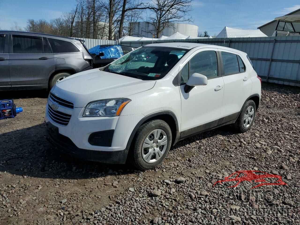 CHEVROLET TRAX 2016 - 3GNCJKSB3GL264466