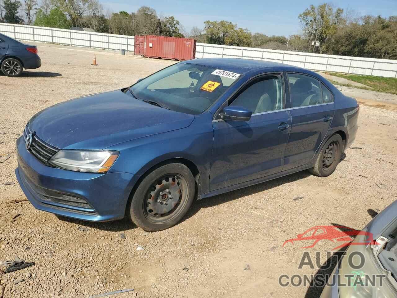 VOLKSWAGEN JETTA 2017 - 3VW2B7AJ3HM345645