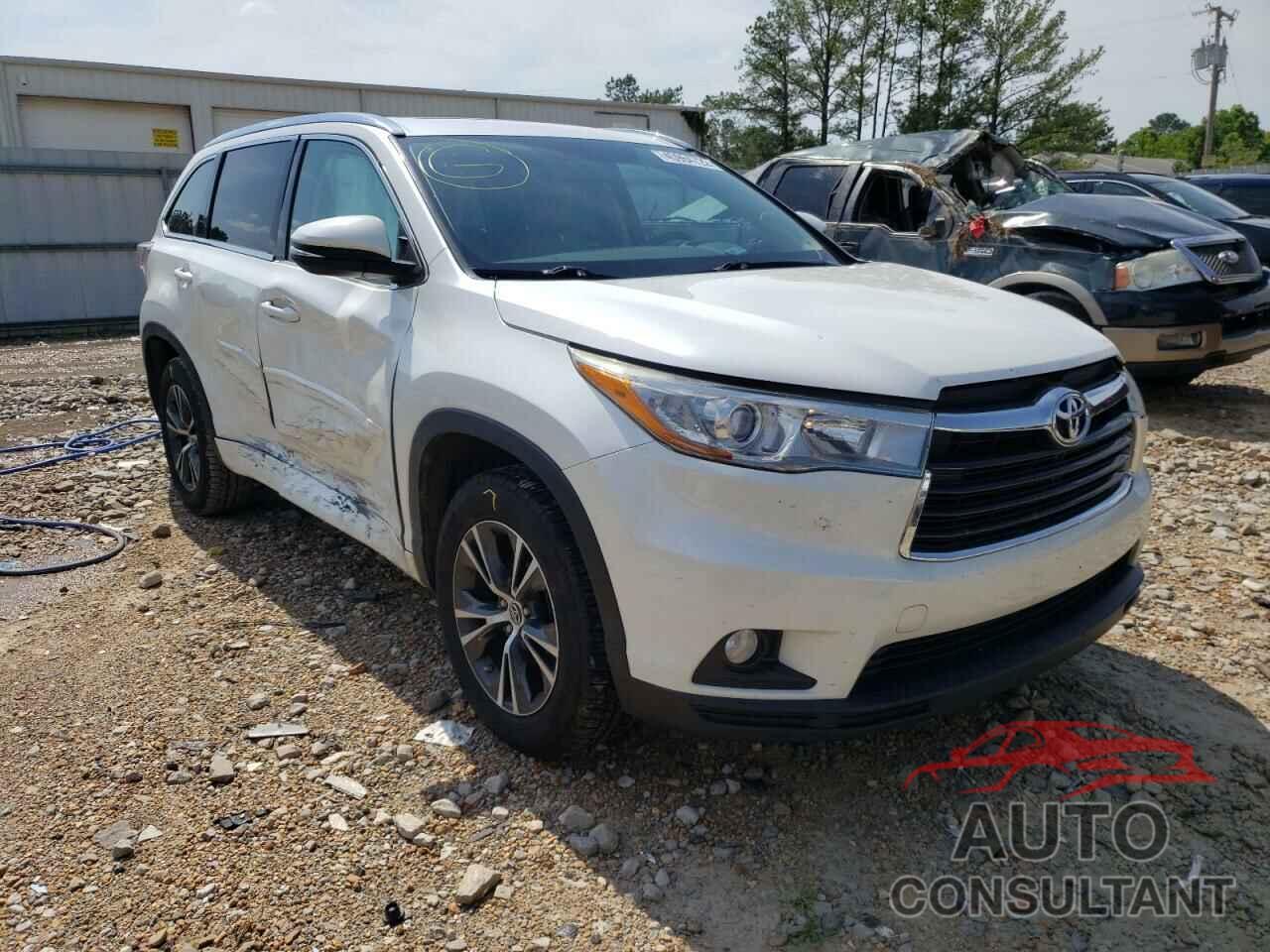 TOYOTA HIGHLANDER 2016 - 5TDKKRFH7GS126870