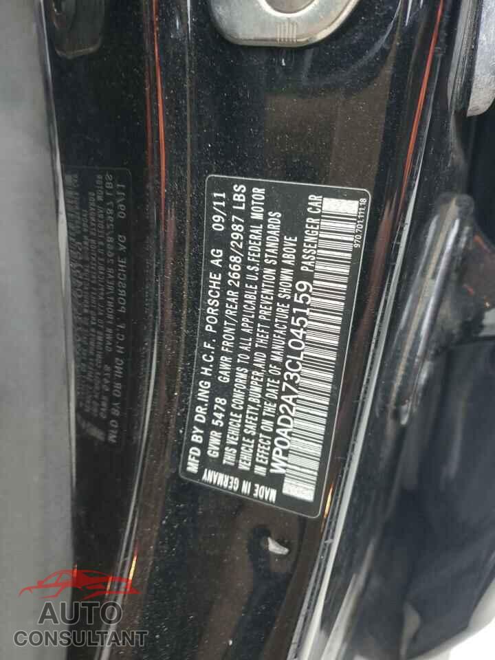PORSCHE PANAMERA 2012 - WP0AD2A73CL045159
