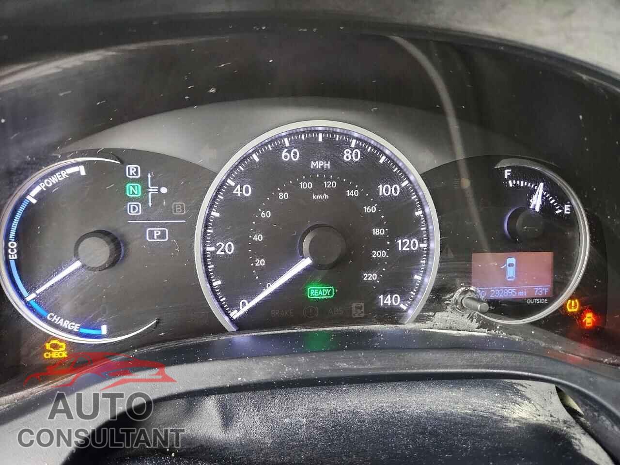 LEXUS CT 200 2012 - JTHKD5BH8C2080863
