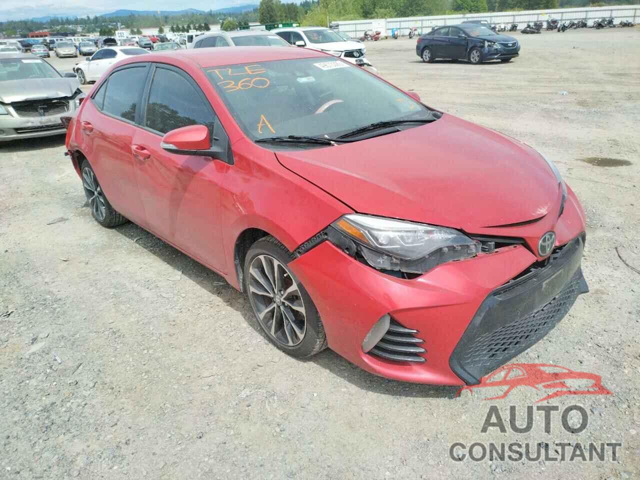 TOYOTA COROLLA 2017 - 2T1BURHE8HC874986