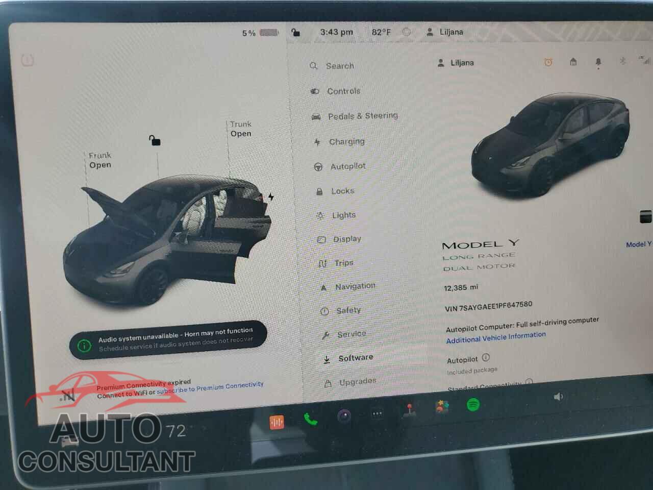 TESLA MODEL Y 2023 - 7SAYGAEE1PF647580