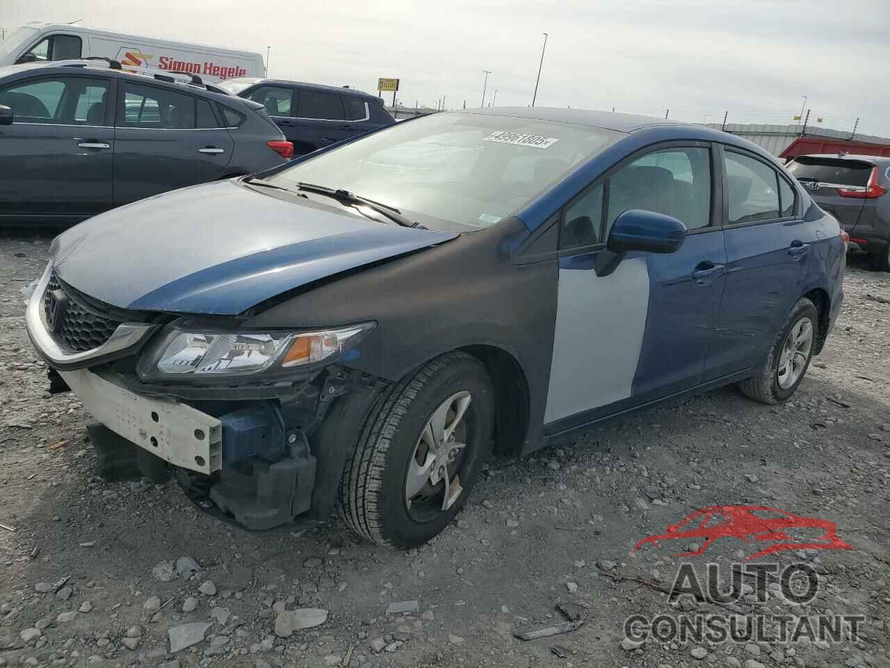 HONDA CIVIC 2014 - 2HGFB2F54EH558621