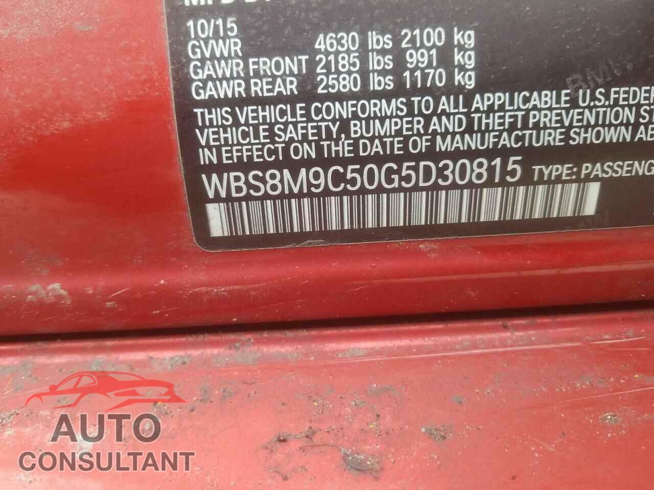 BMW M3 2016 - WBS8M9C50G5D30815