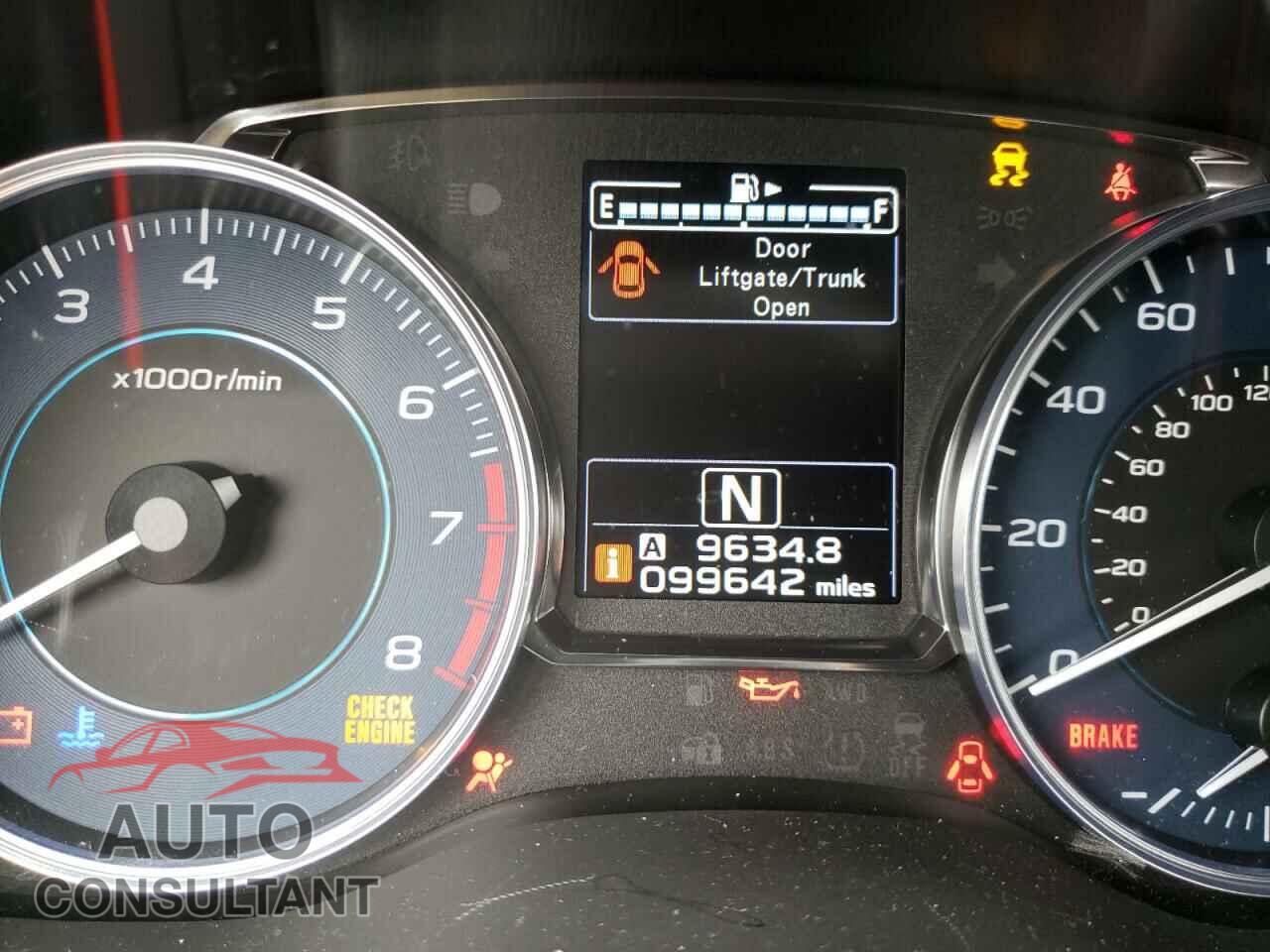 SUBARU CROSSTREK 2017 - JF2GPABC7H8203652