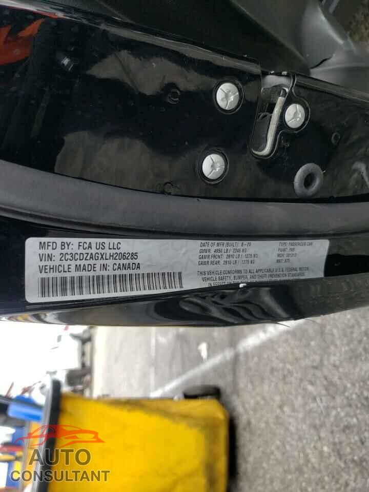 DODGE CHALLENGER 2020 - 2C3CDZAGXLH206285