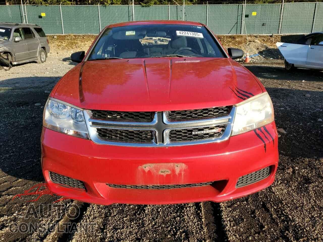 DODGE AVENGER 2013 - 1C3CDZAB5DN652745