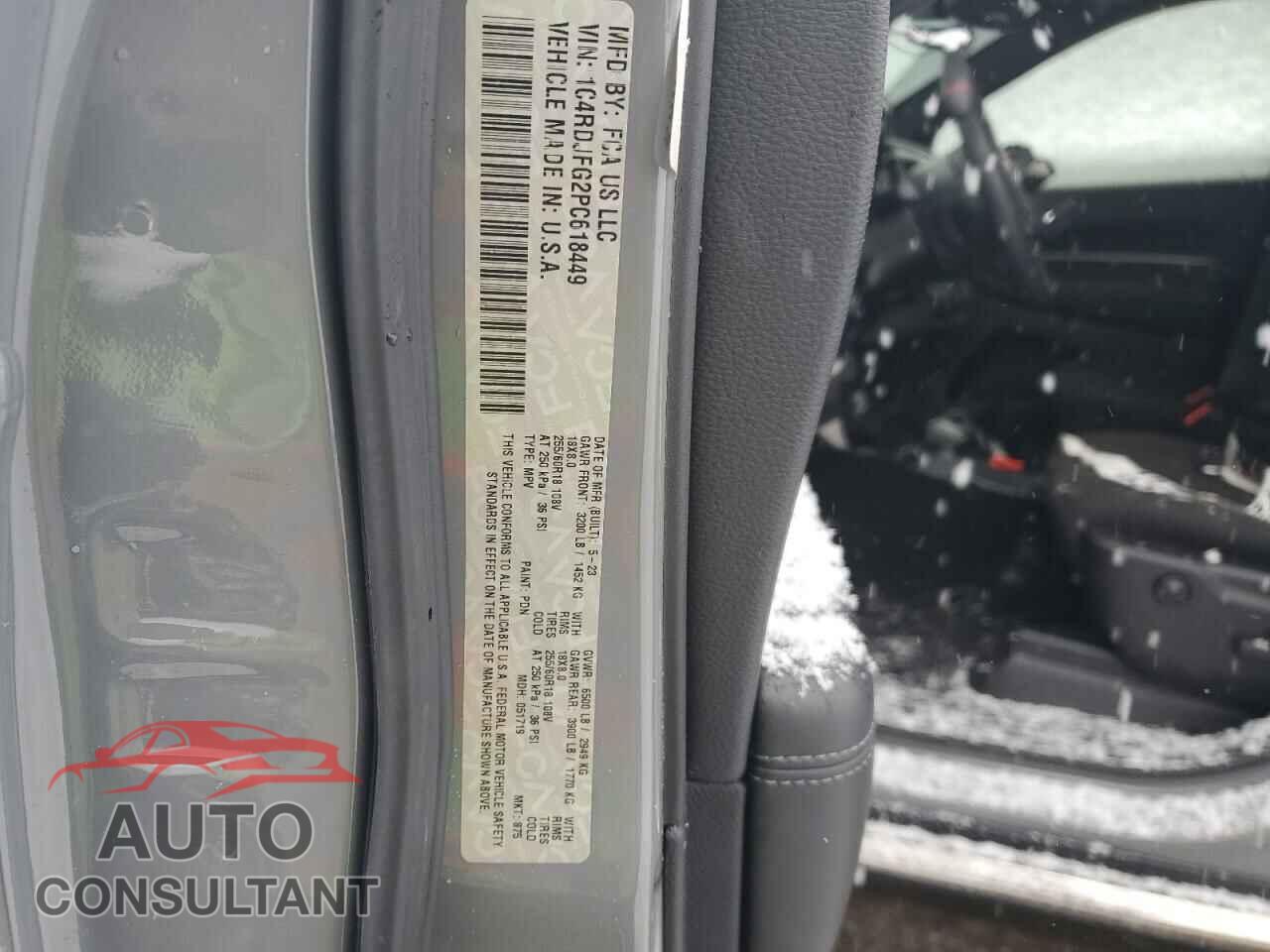 DODGE DURANGO 2023 - 1C4RDJFG2PC618449