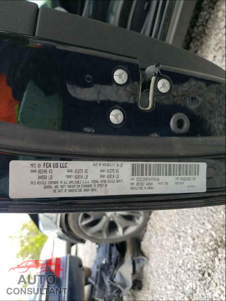 DODGE CHALLENGER 2019 - 2C3CDZAG7KH724160