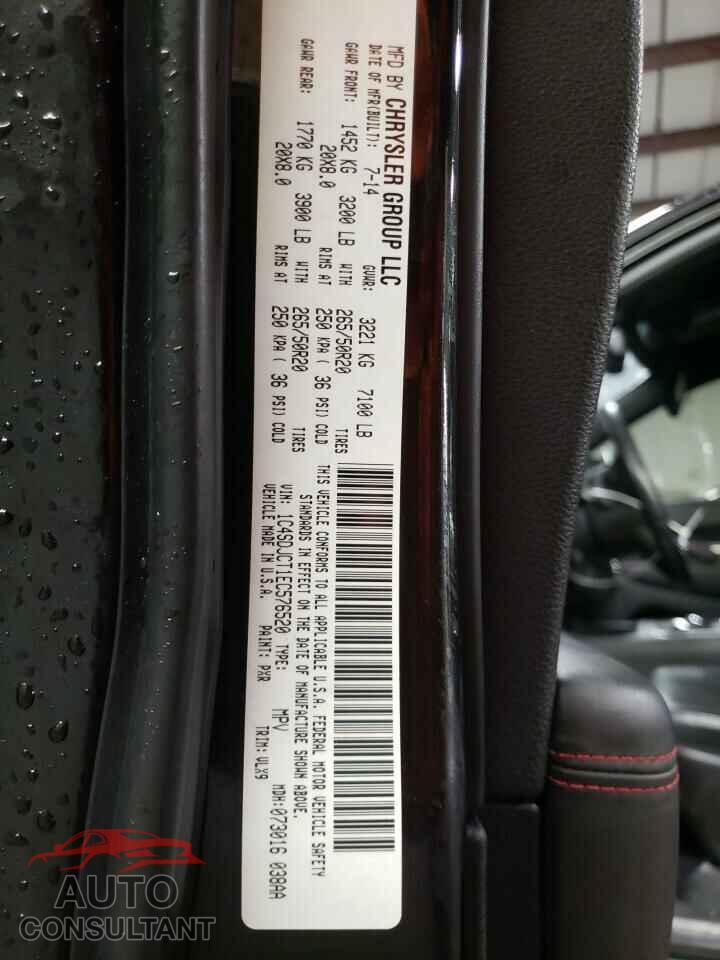 DODGE DURANGO 2014 - 1C4SDJCT1EC576520