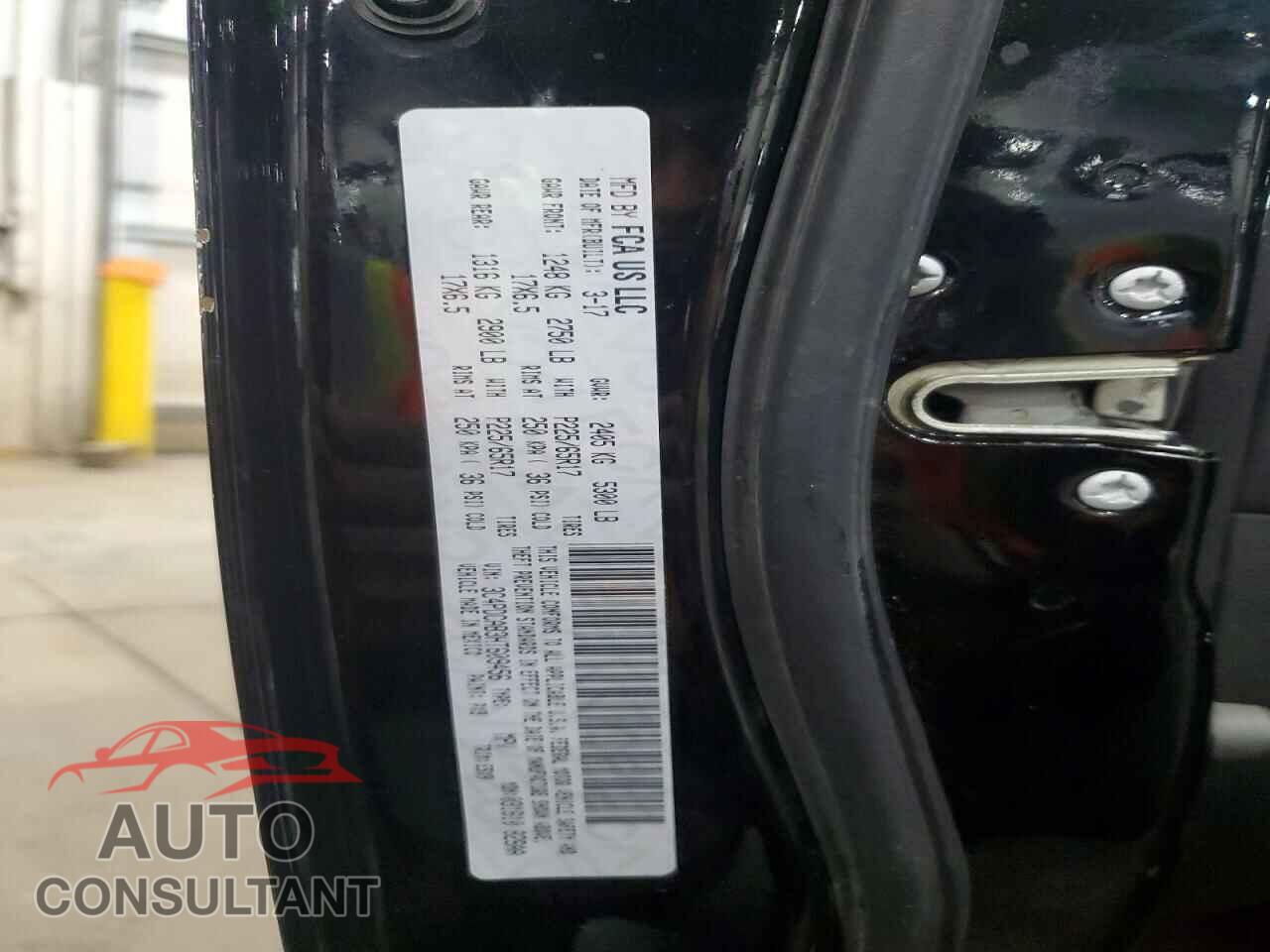 DODGE JOURNEY 2017 - 3C4PDCAB3HT609456