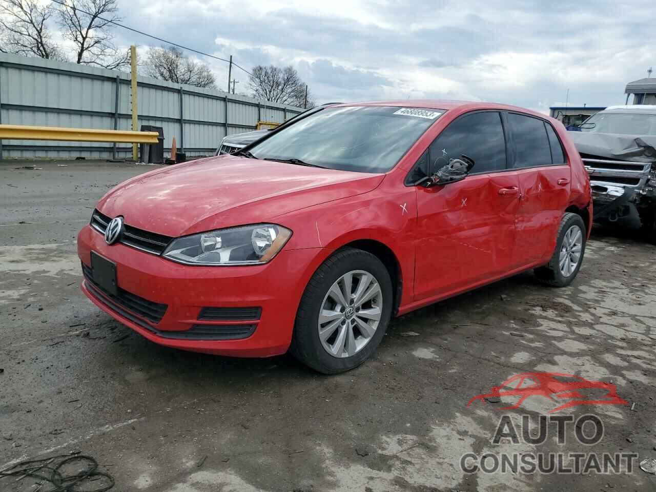 VOLKSWAGEN GOLF 2015 - 3VW2A7AU0FM093461