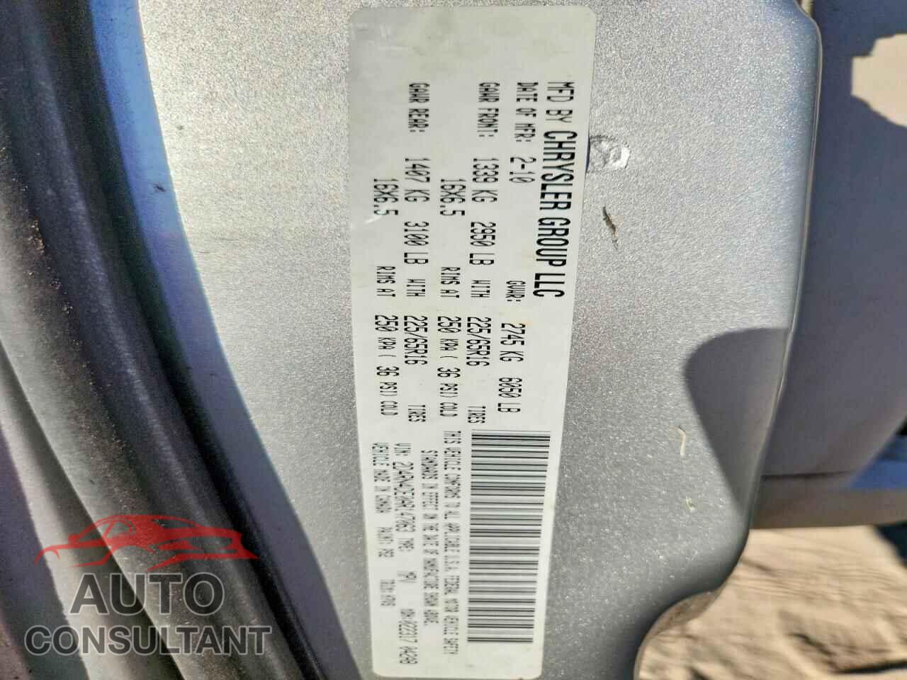 DODGE CARAVAN 2010 - 2D4RN4DE0AR147063