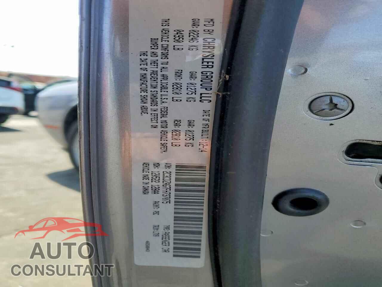 DODGE CHALLENGER 2015 - 2C3CDZAG7FH737075