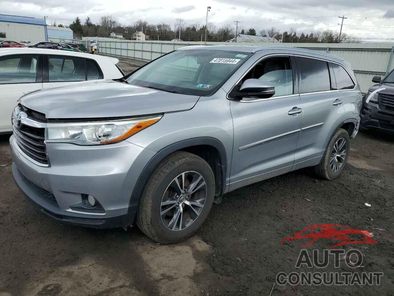 TOYOTA HIGHLANDER 2016 - 5TDJKRFH4GS317979