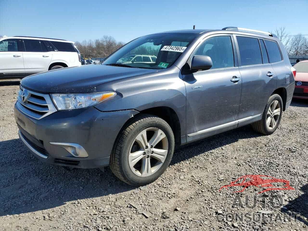 TOYOTA HIGHLANDER 2012 - 5TDDK3EH7CS101758