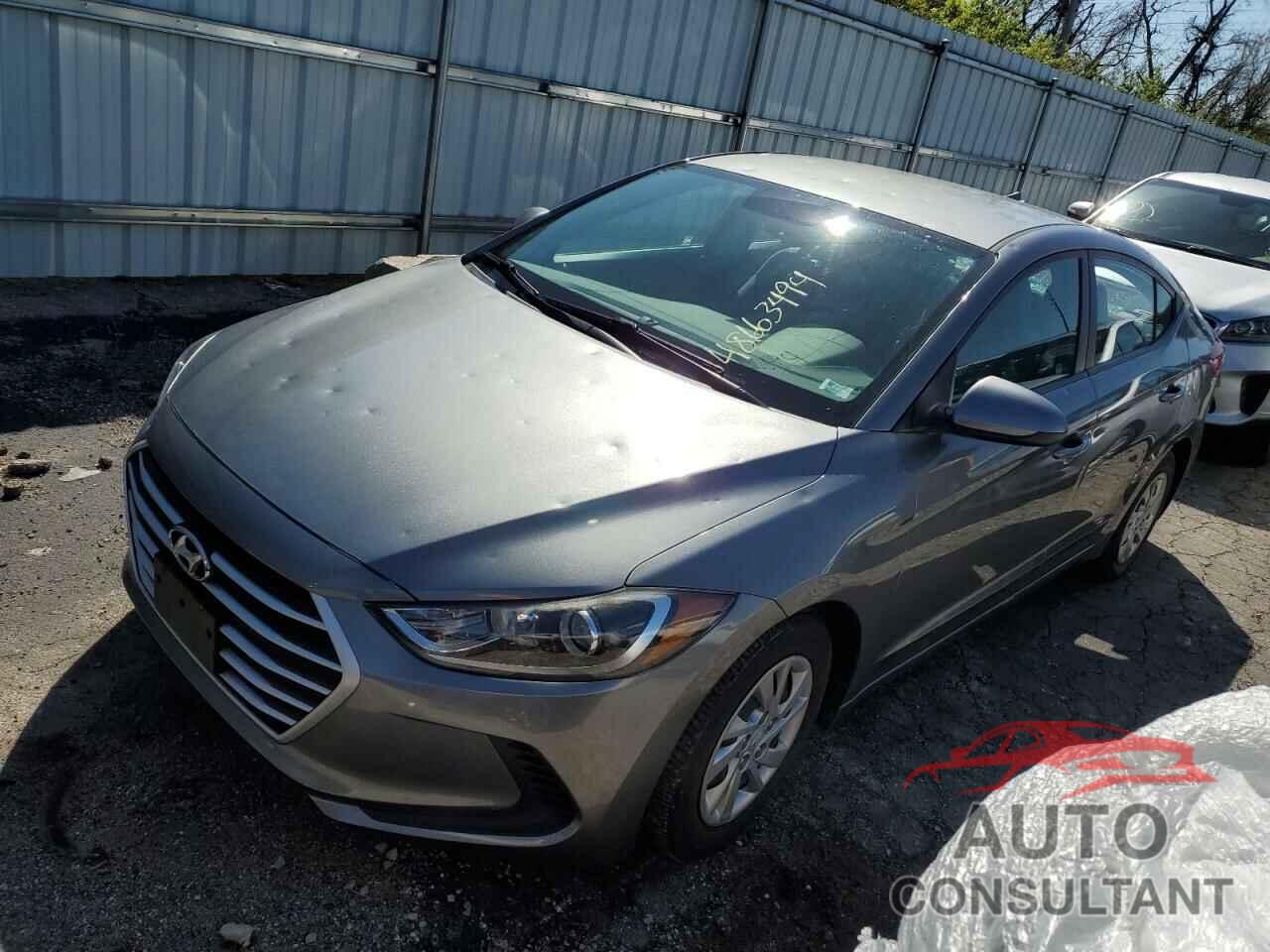 HYUNDAI ELANTRA 2017 - KMHD74LF8HU397431