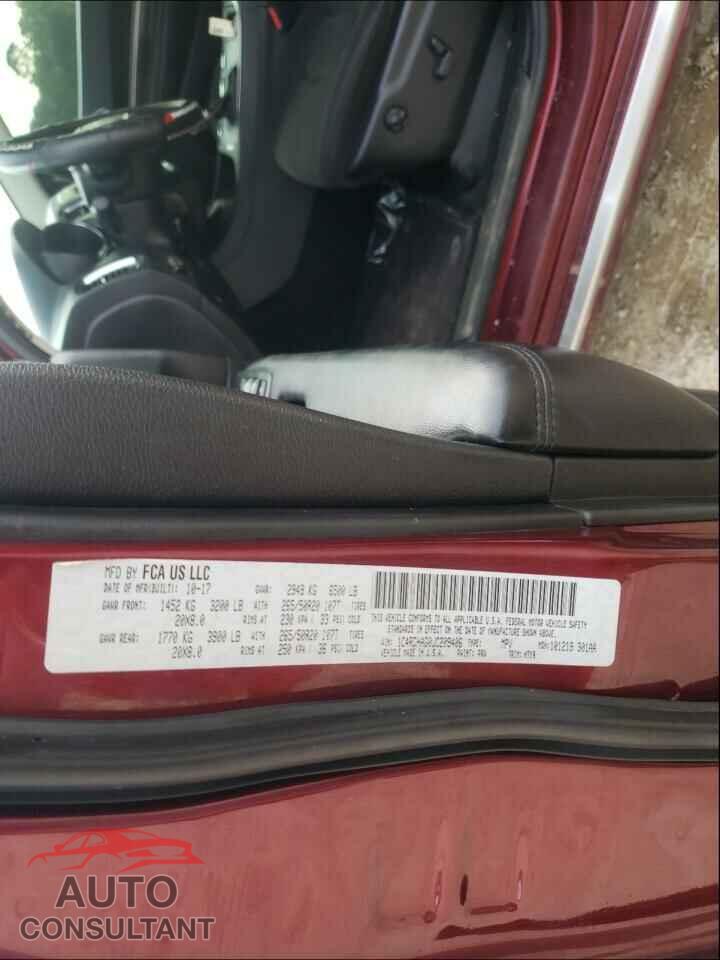 DODGE DURANGO 2018 - 1C4RDHAG0JC209406