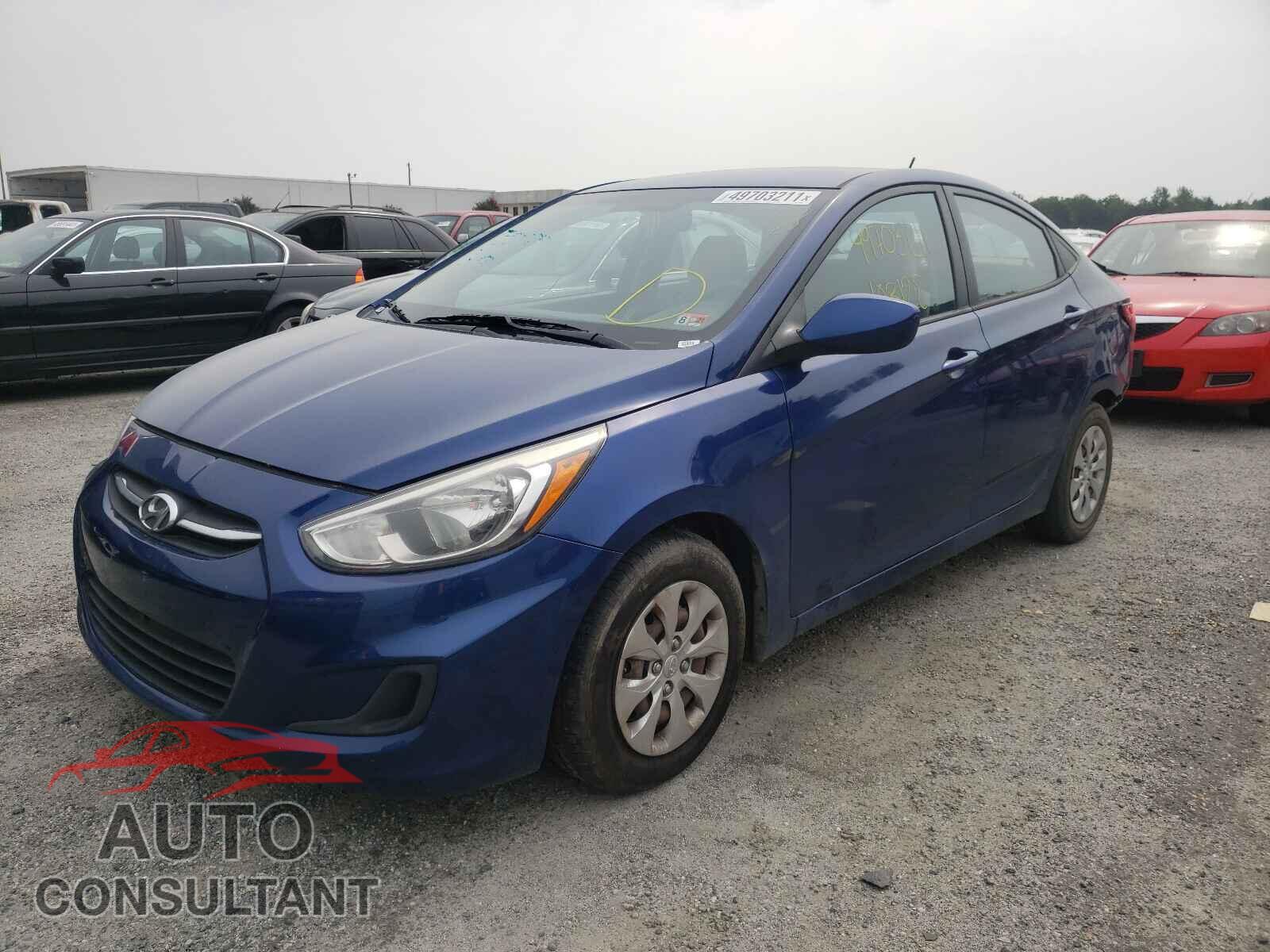 HYUNDAI ACCENT 2016 - KMHCT4AEXGU044706