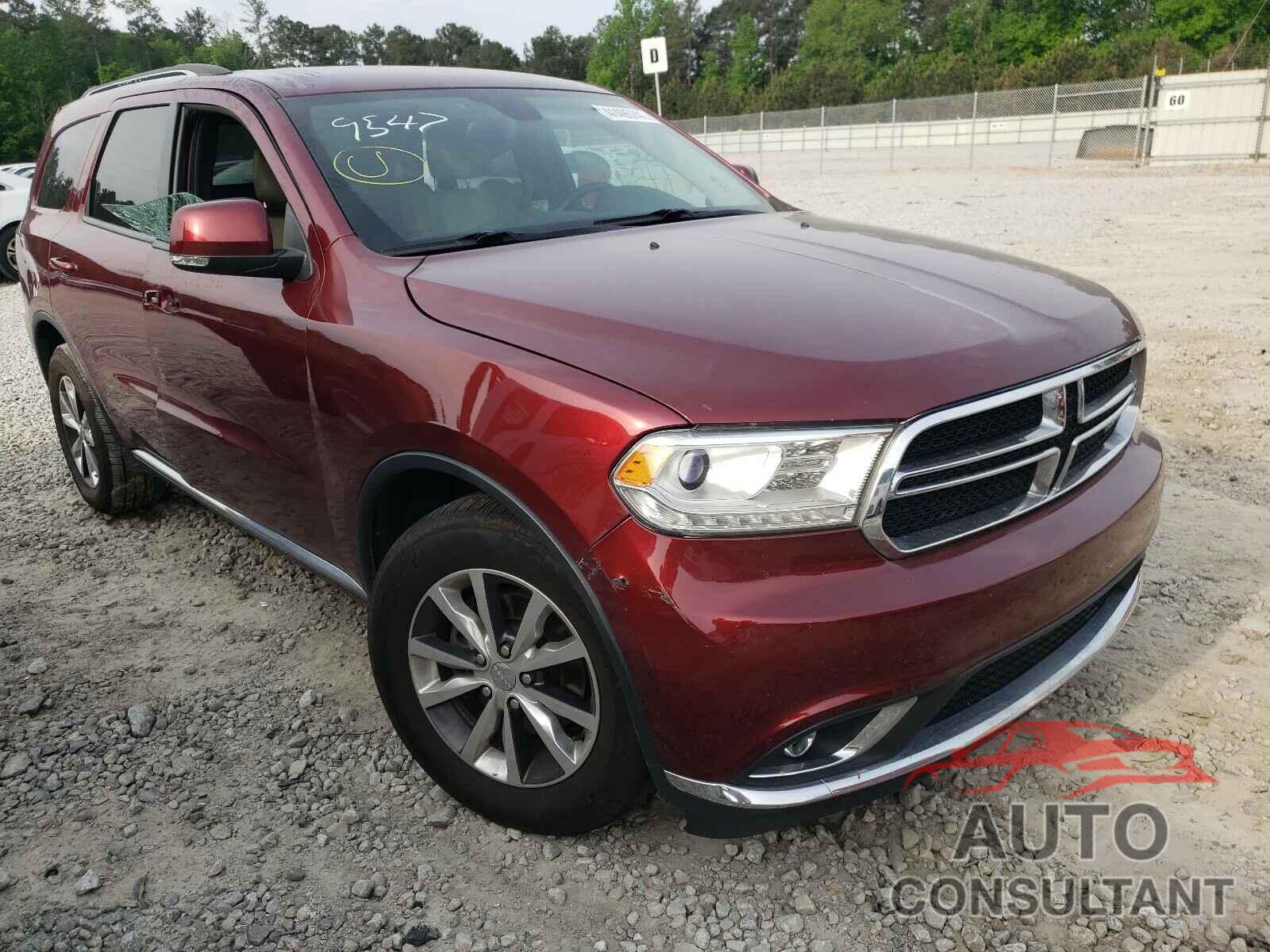 DODGE DURANGO 2016 - 1C4RDHDG1GC459547
