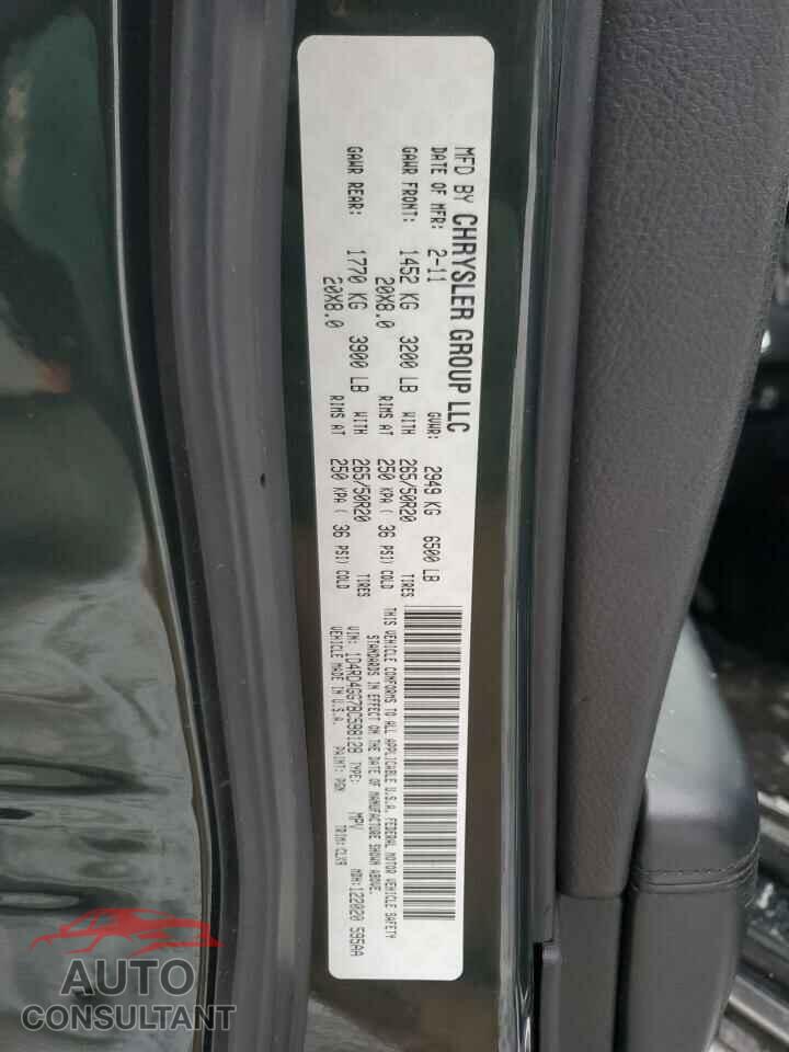 DODGE DURANGO 2011 - 1D4RD4GG7BC598128