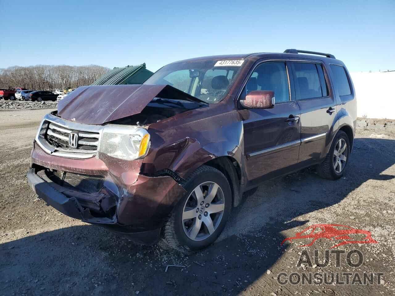 HONDA PILOT 2013 - 5FNYF4H97DB085311