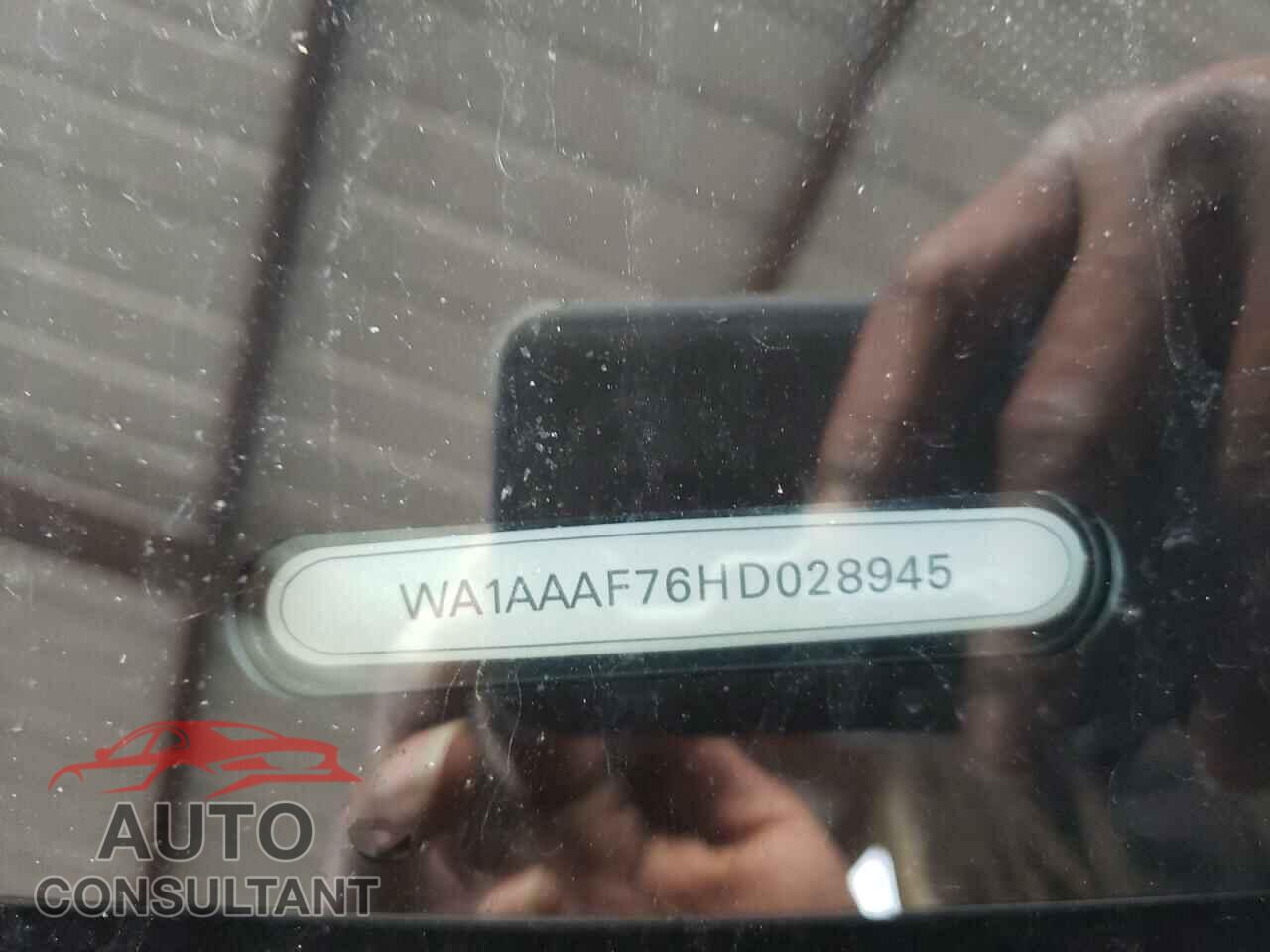 AUDI Q7 2017 - WA1AAAF76HD028945