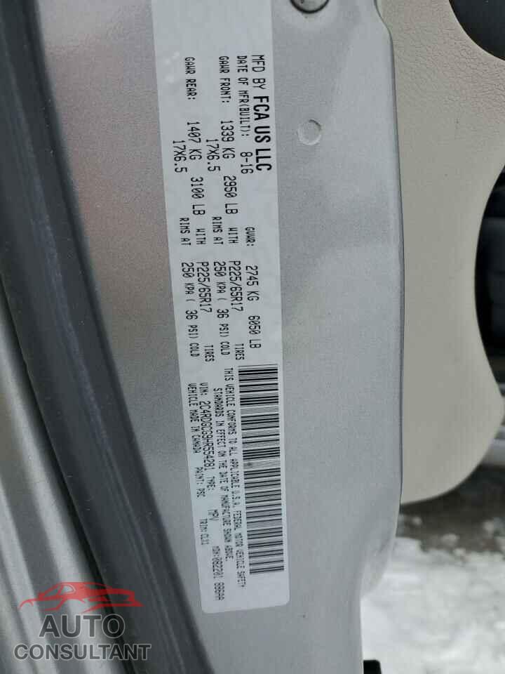 DODGE CARAVAN 2017 - 2C4RDGCG9HR554281