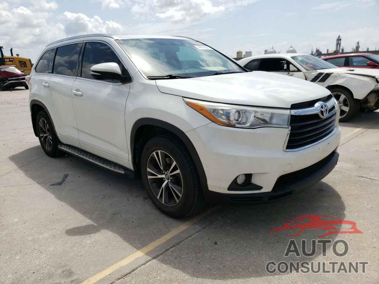 TOYOTA HIGHLANDER 2016 - 5TDKKRFH2GS157587