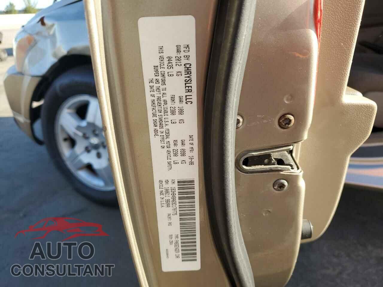 DODGE CALIBER 2009 - 1B3HB48A69D170775