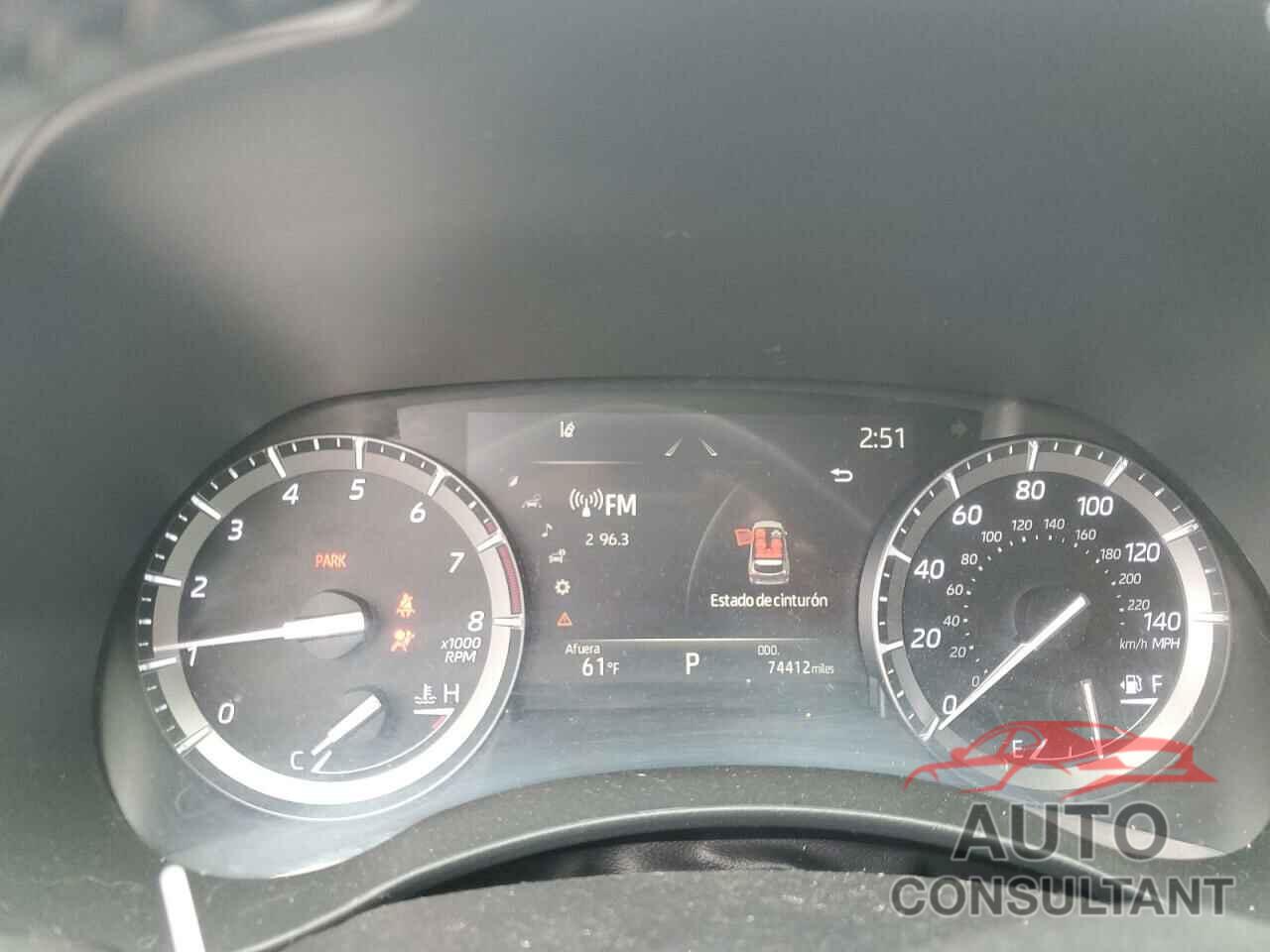 TOYOTA HIGHLANDER 2020 - 5TDGZRAH6LS003628