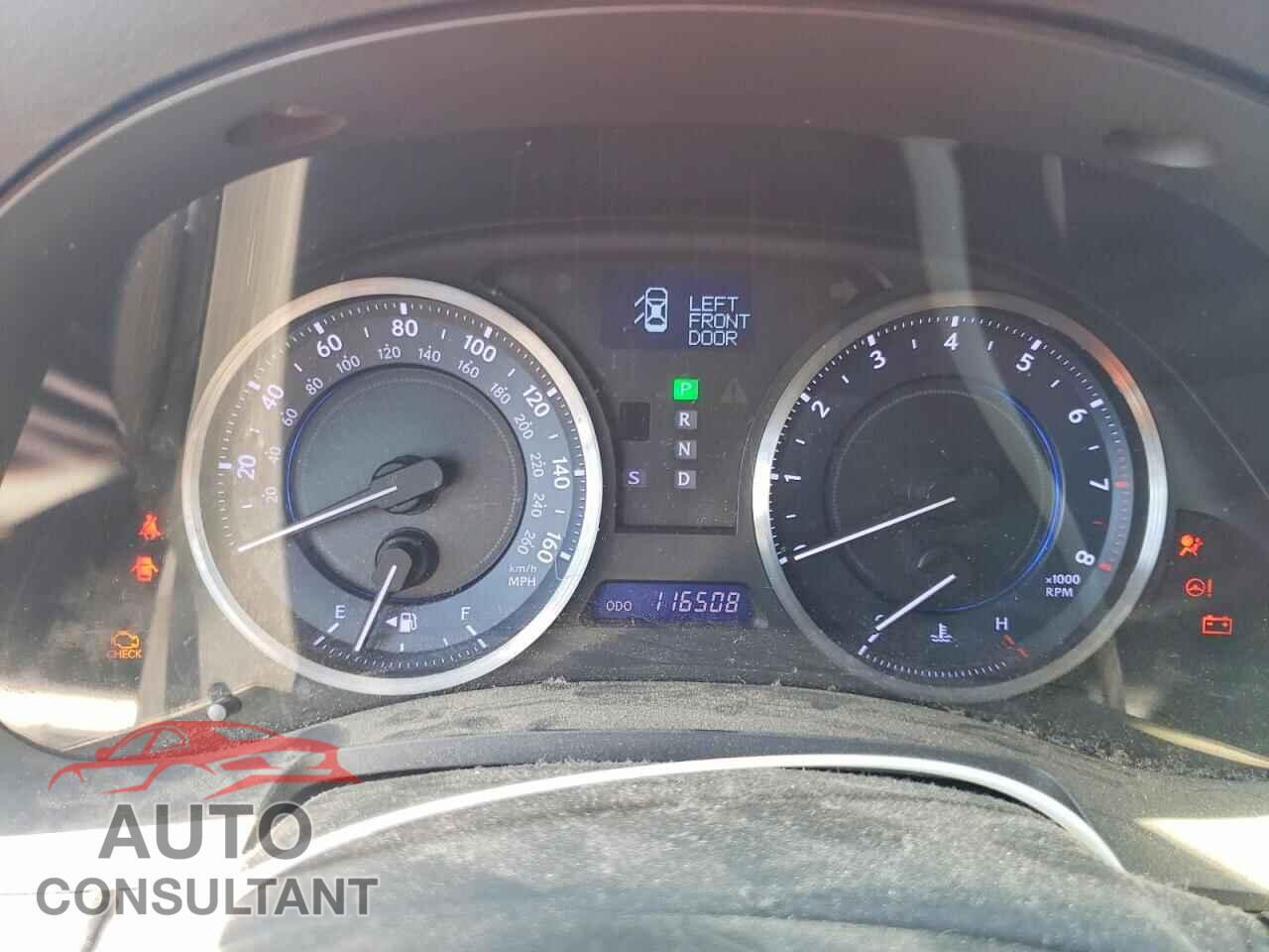 LEXUS IS 2012 - JTHBF5C21C5172206