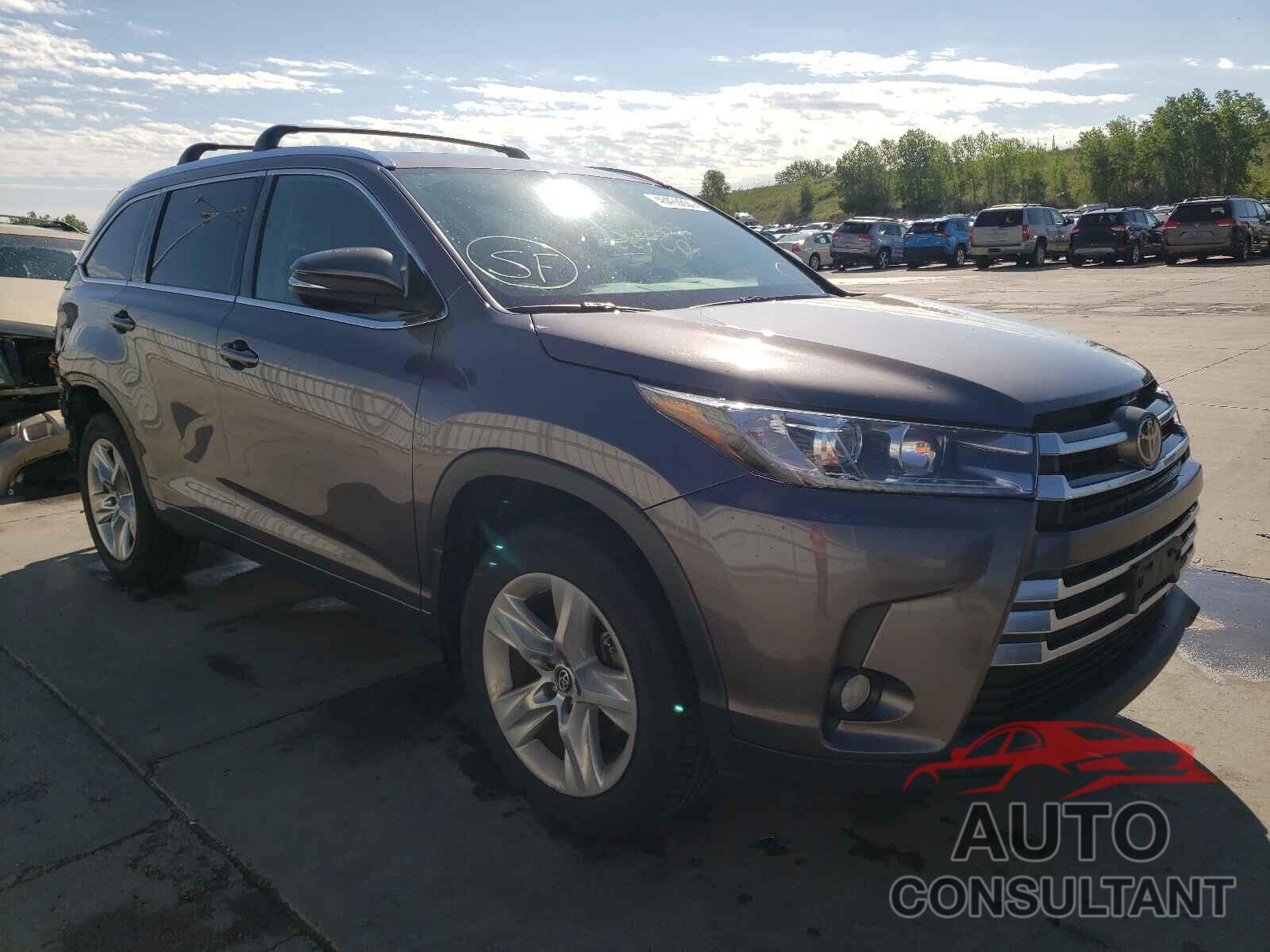 TOYOTA HIGHLANDER 2017 - 5TDDZRFH7HS431324