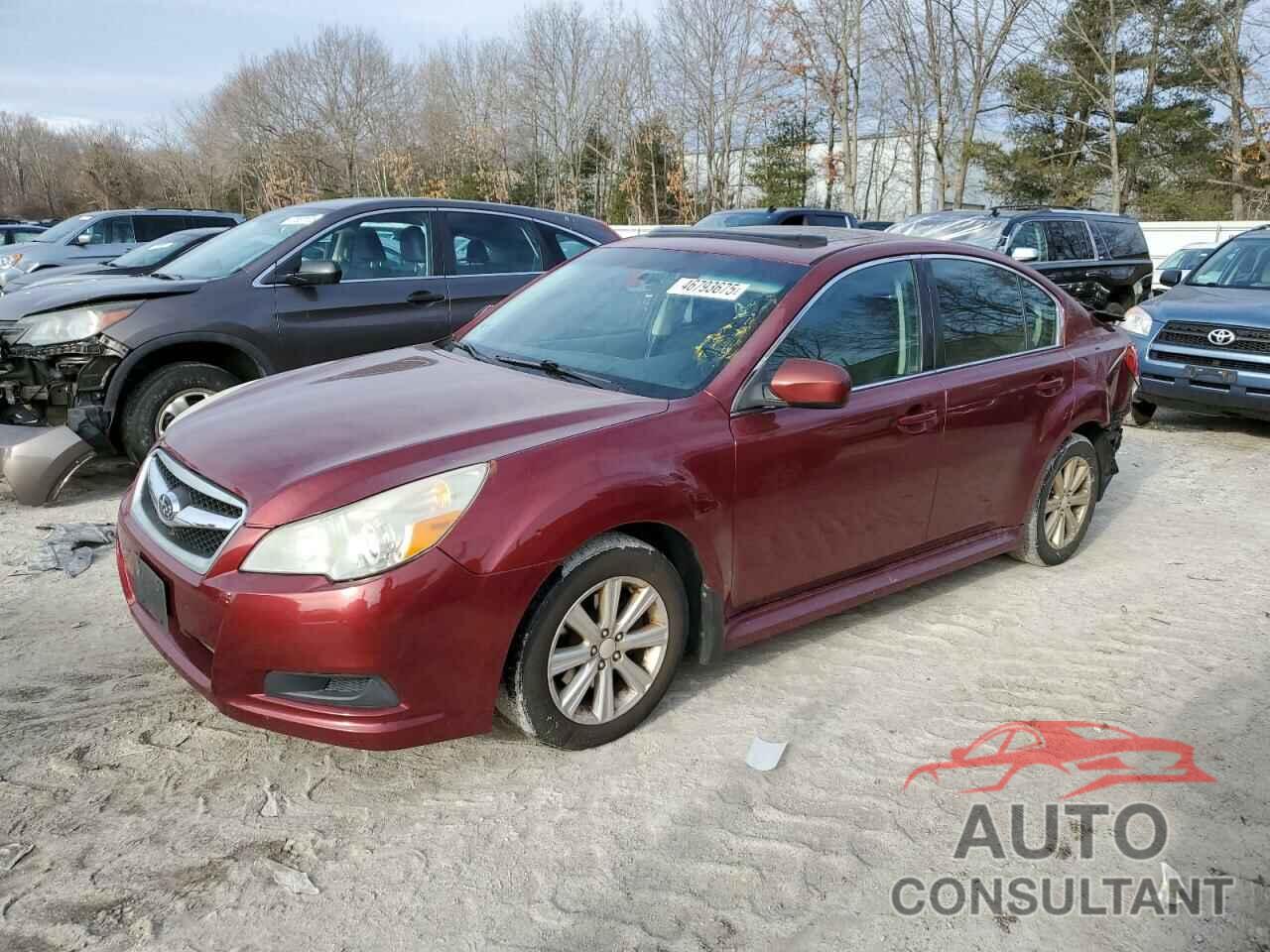 SUBARU LEGACY 2012 - 4S3BMBG6XC3006359