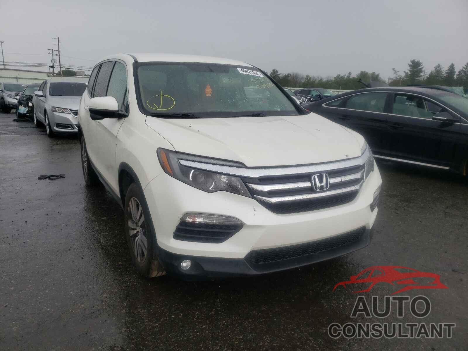 HONDA PILOT 2016 - 5FNYF6H36GB034555