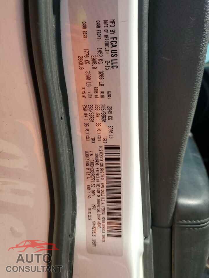 DODGE DURANGO 2015 - 1C4RDHDG3FC771156