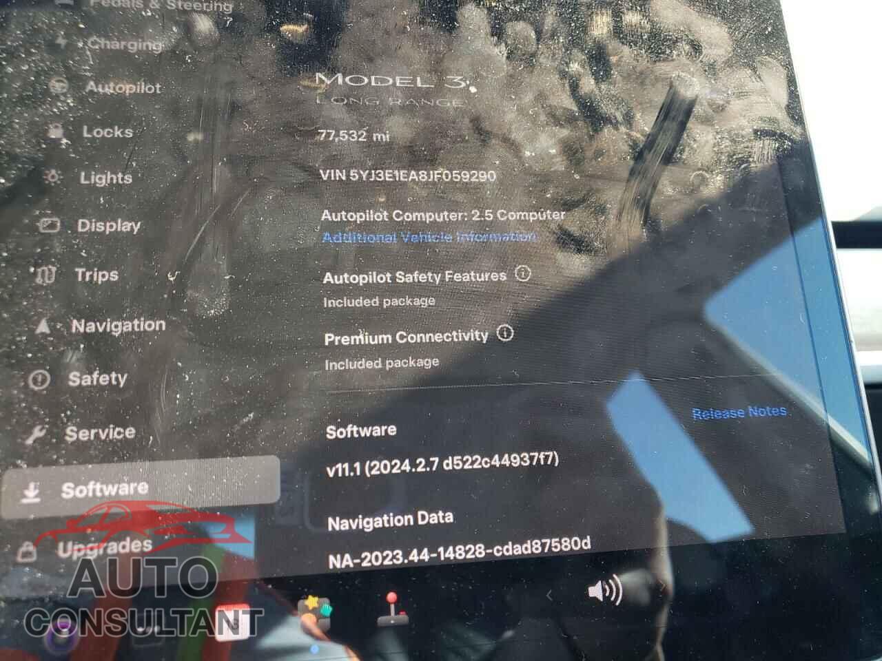 TESLA MODEL 3 2018 - 5YJ3E1EA8JF059290