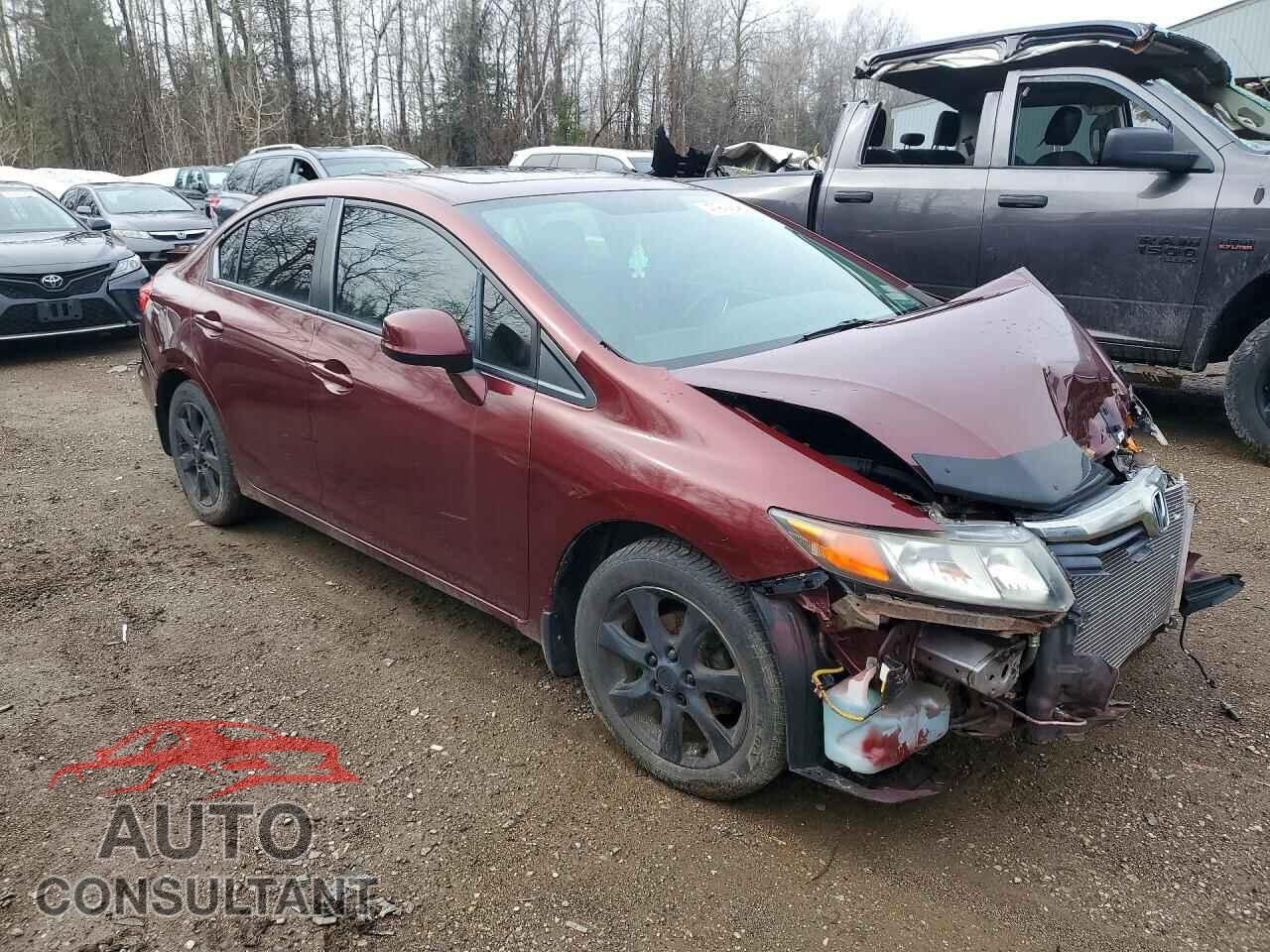 HONDA CIVIC 2012 - 2HGFB2F90CH018604