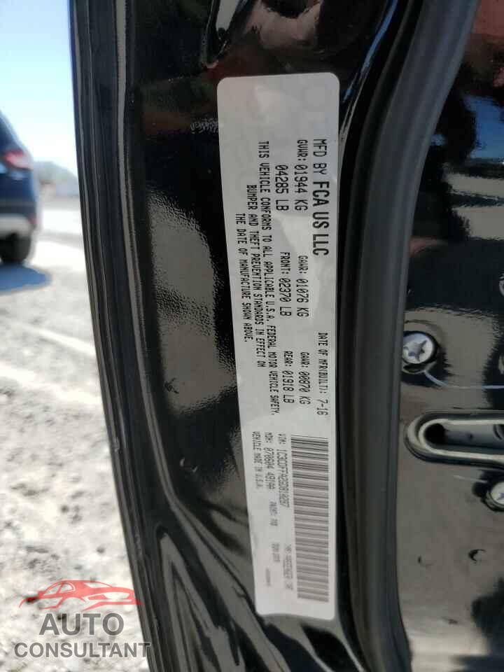 DODGE DART 2016 - 1C3CDFFA2GD810287