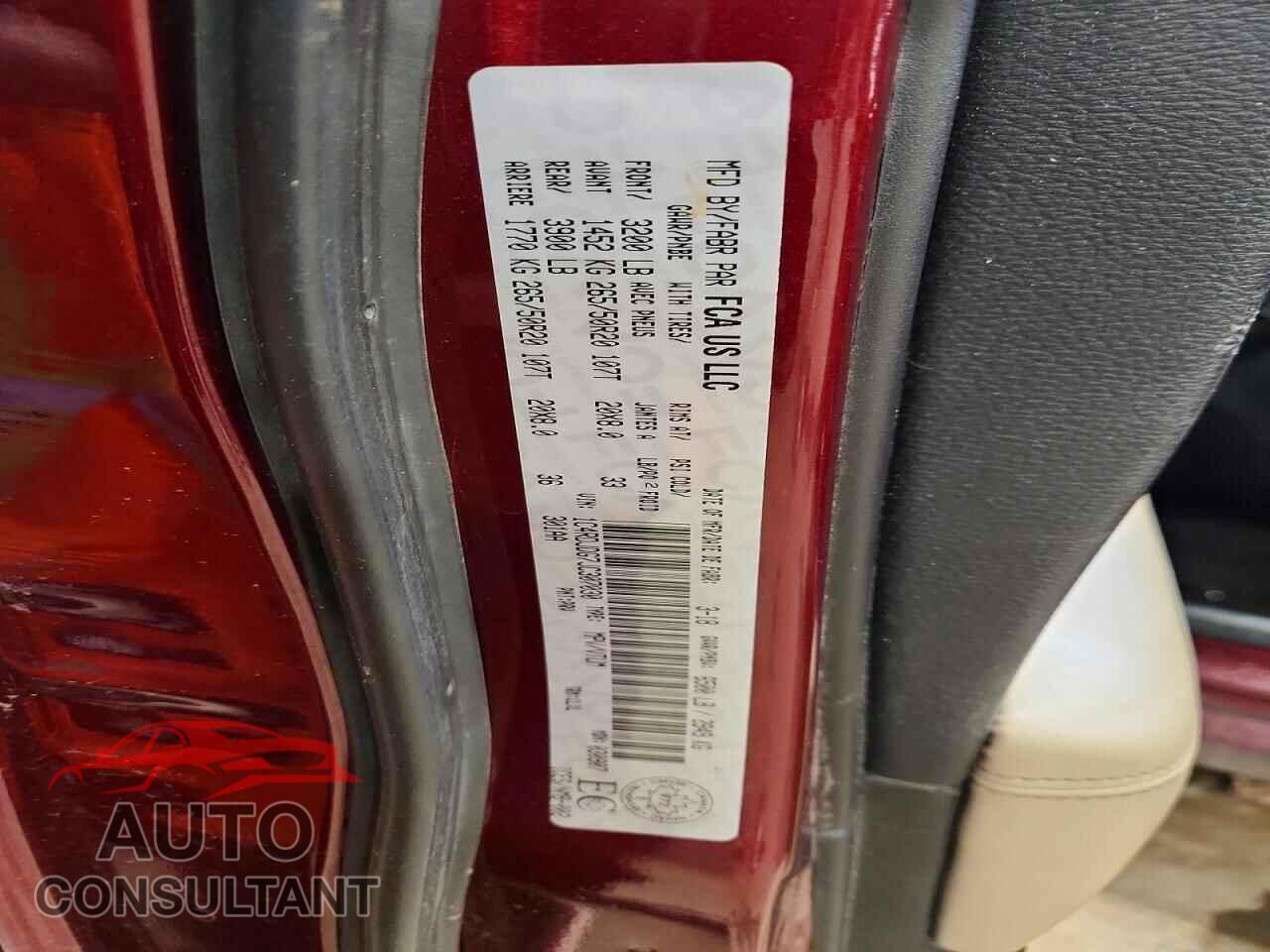 DODGE DURANGO 2018 - 1C4RDJDG7JC307030