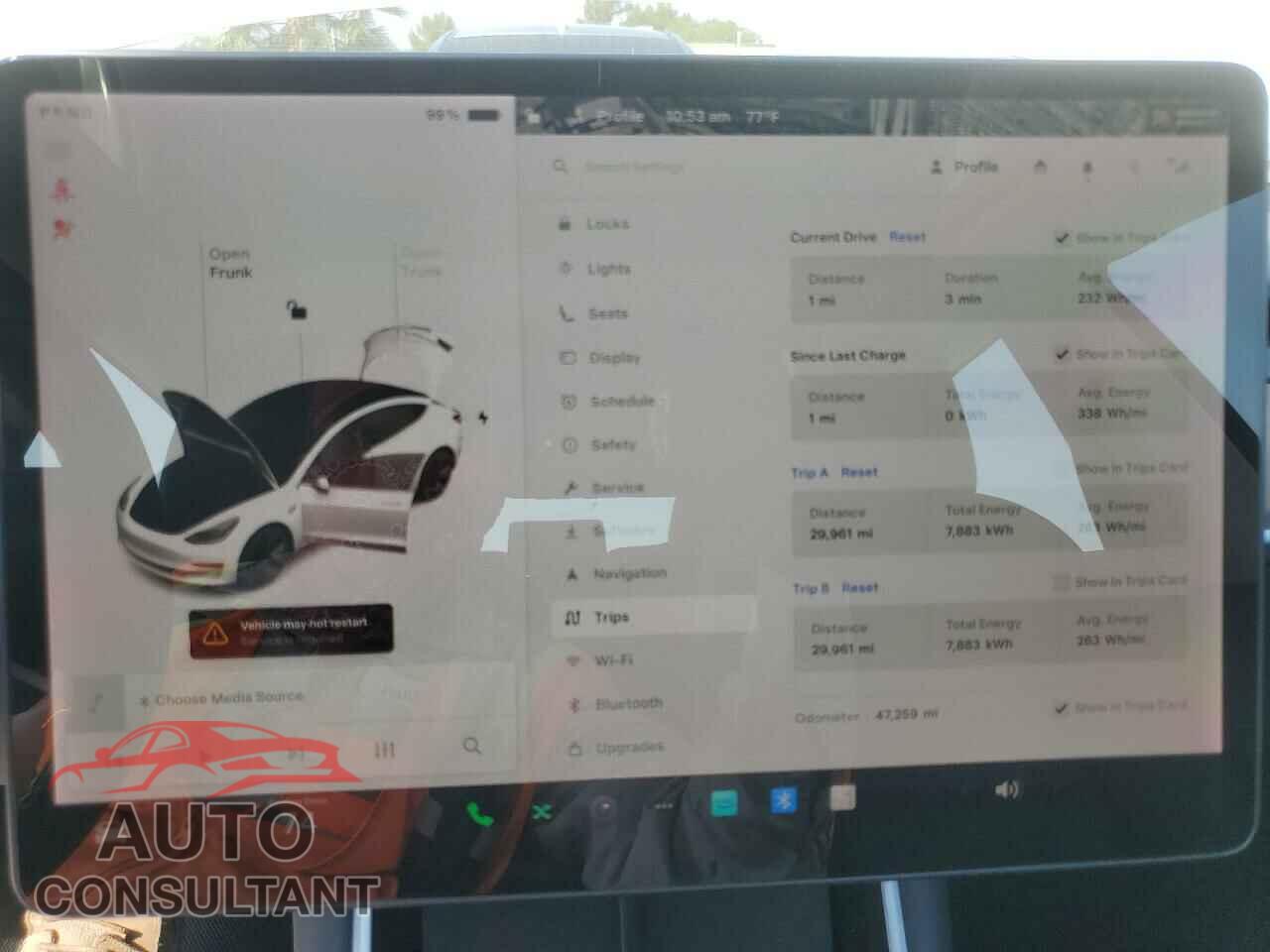 TESLA MODEL 3 2019 - 5YJ3E1EA3KF483719